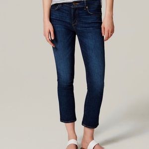 Anne Klein Loft size 8 29 modern kick crop jean